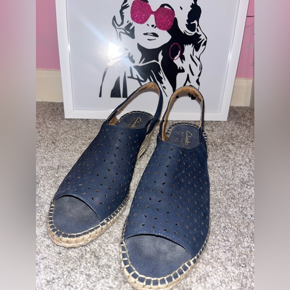 Clarks Women's Petrina Gail Wedge Sandals Size 9 - Picture 9 of 9